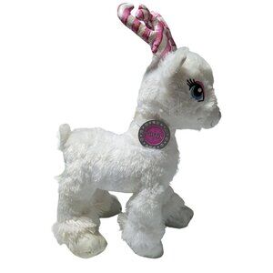 Build a Bear Glisten Reindeer Christmas Plush Color Glow Pink Stuffed Animal BAB
